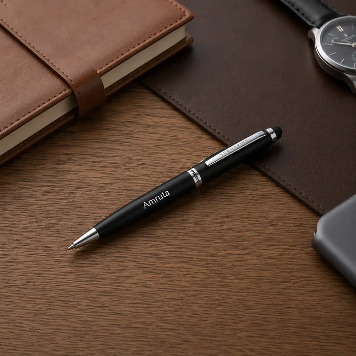 Midnight Onyx Stylus Tech Ball Pen