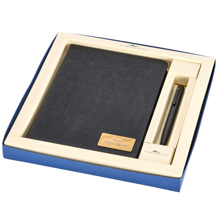 Black Diary Pen Combo Set for Office