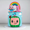 1st Birthday Cocomelon Chocolate Cake