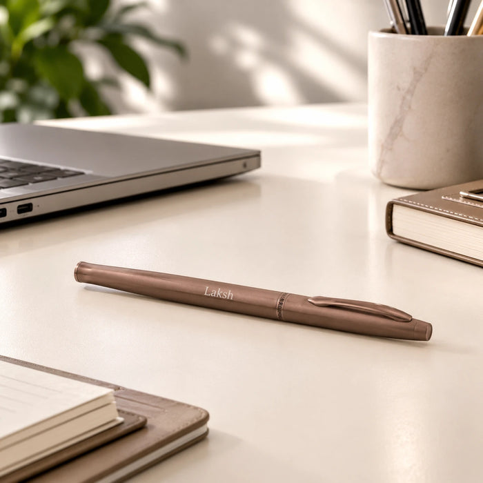 Opulent 2 premium ball pen with bronze finish