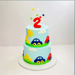 2nd Birthday Car Theme Cake