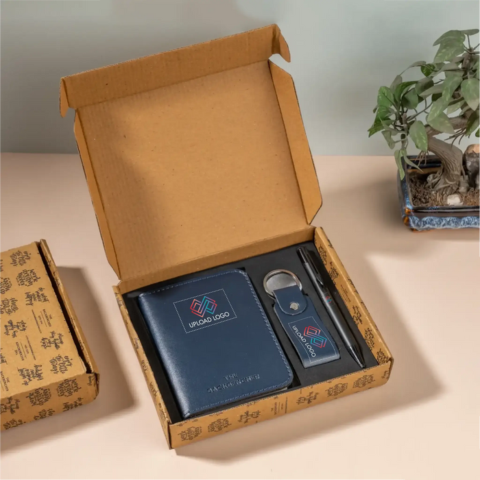 Mini Pocket Organizer Gift Box - Pack of 3 Navy Blue