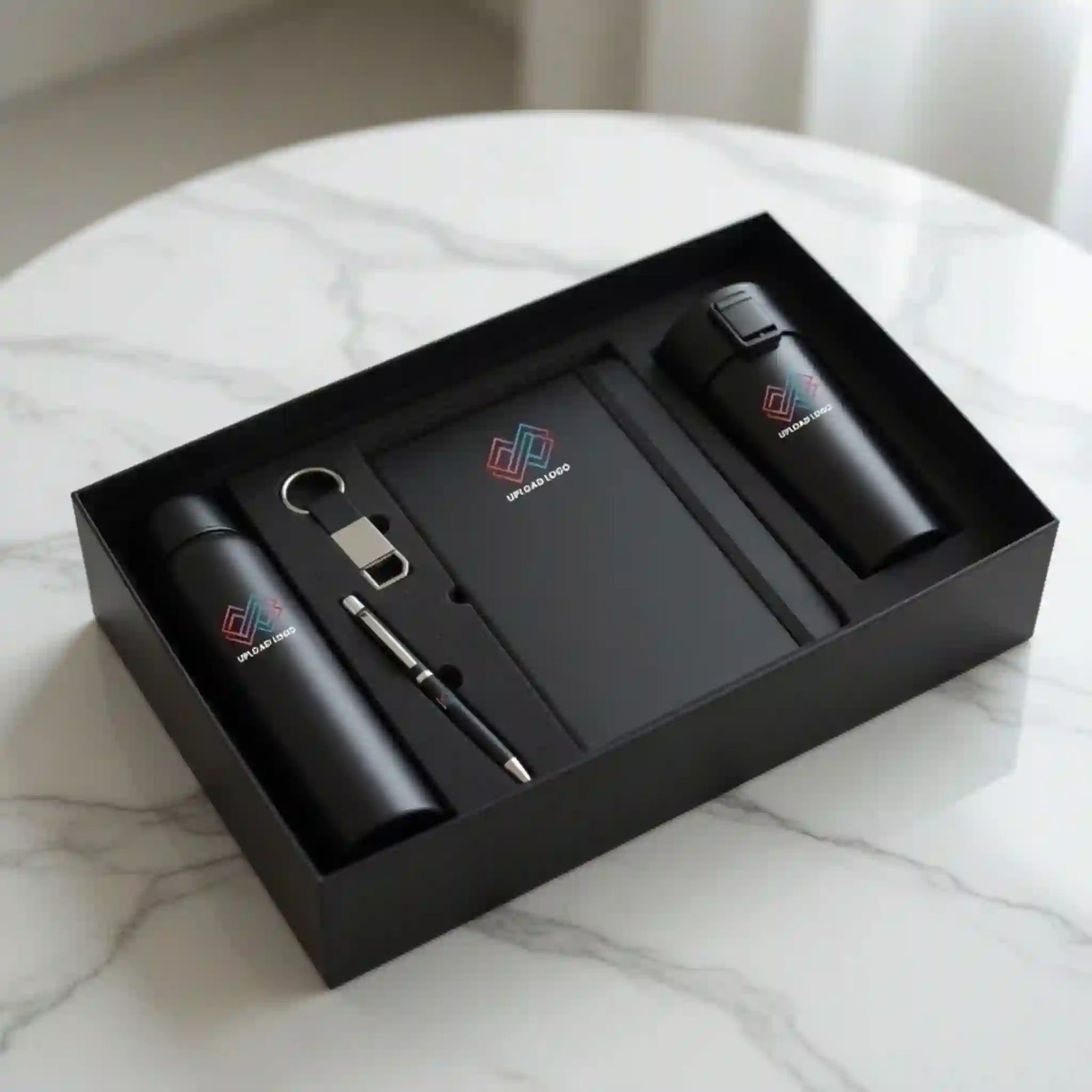 5 in 1 Black Gift Set for Employees