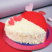 Red Velvet Heart Shaped Cake - Handcrafted Delight