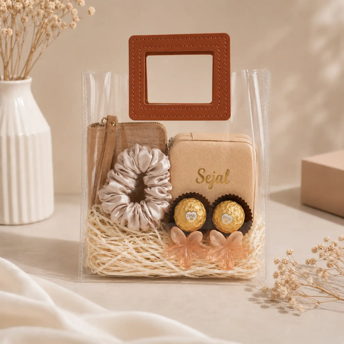 All Things Pretty Beige Gift Hamper for Her