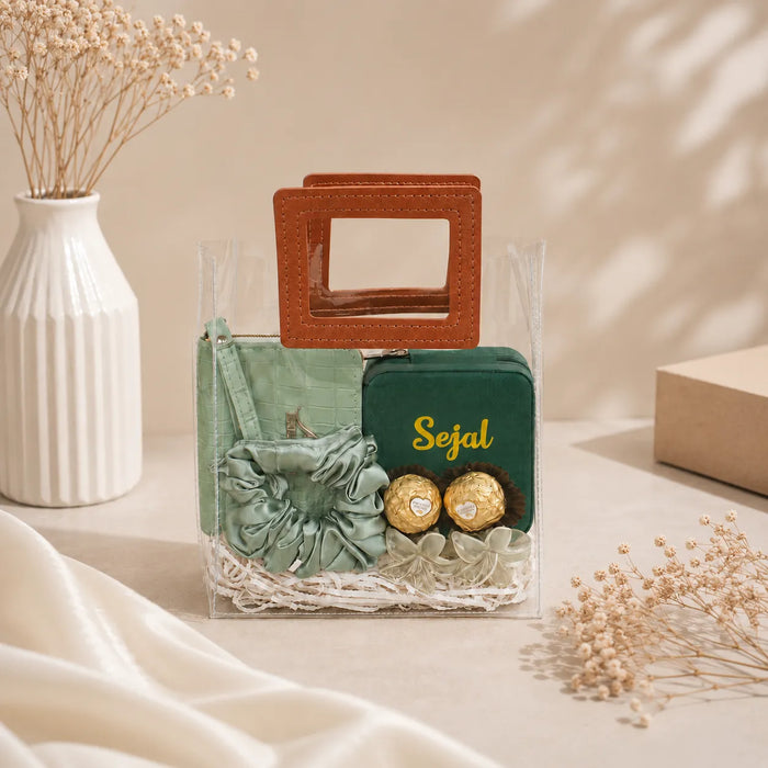 All Things Pretty Green Gift Hamper for Her