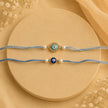 Bhaiya-Bhabhi Evil Eye Rakhi Set of 2