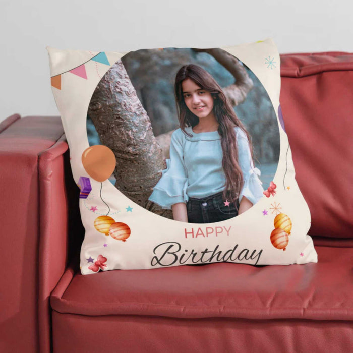 Personalized Birthday Cushion For Her cozy custom keepsake and personalized birthday cushion for her
