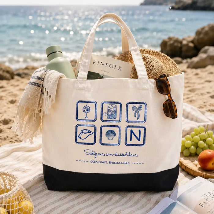 Blue Coast Mosaic Premium Tote Bag
