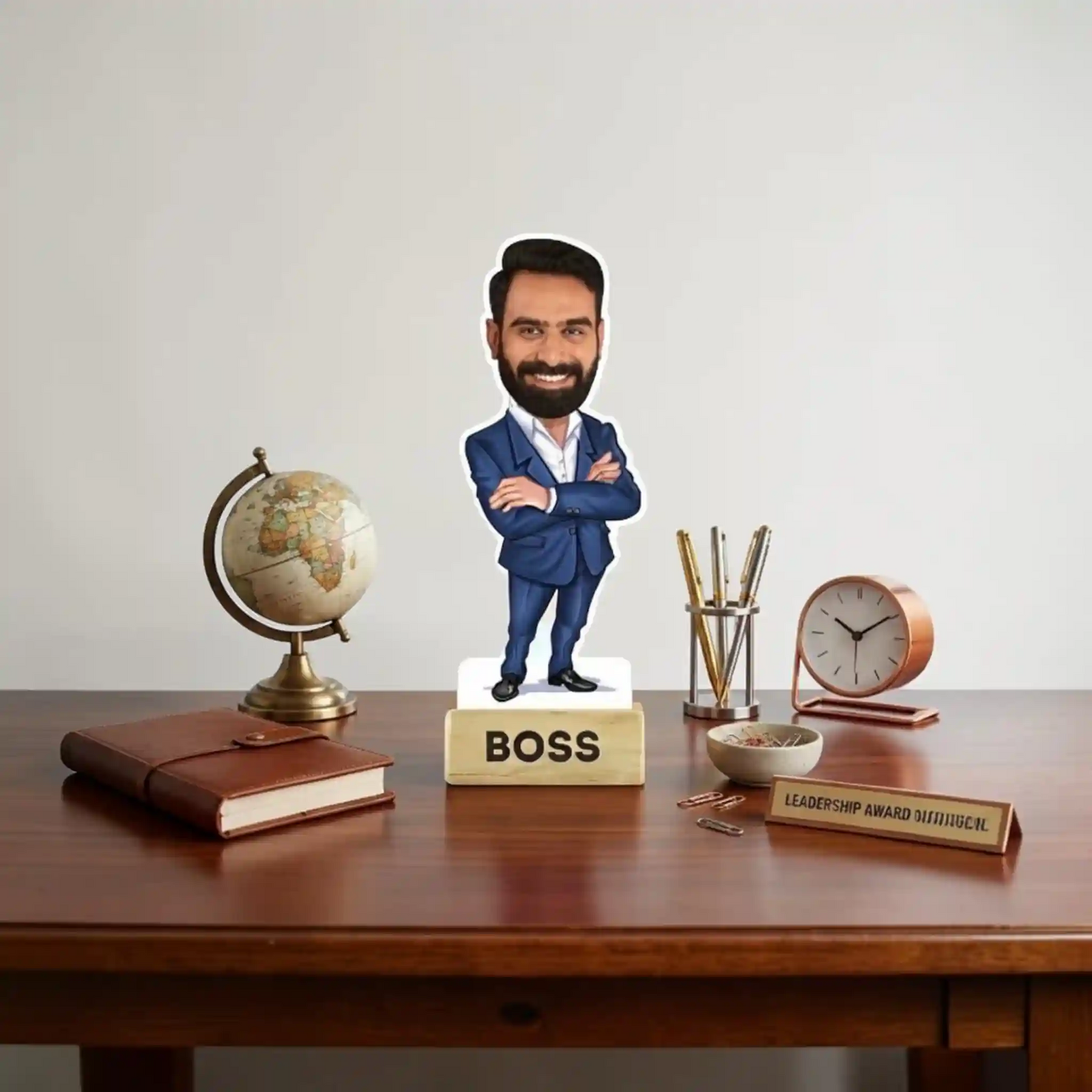 Boss caricature fun professional custom artwork and custom boss caricature