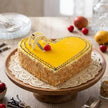 Butterscotch Heart Shape Cake