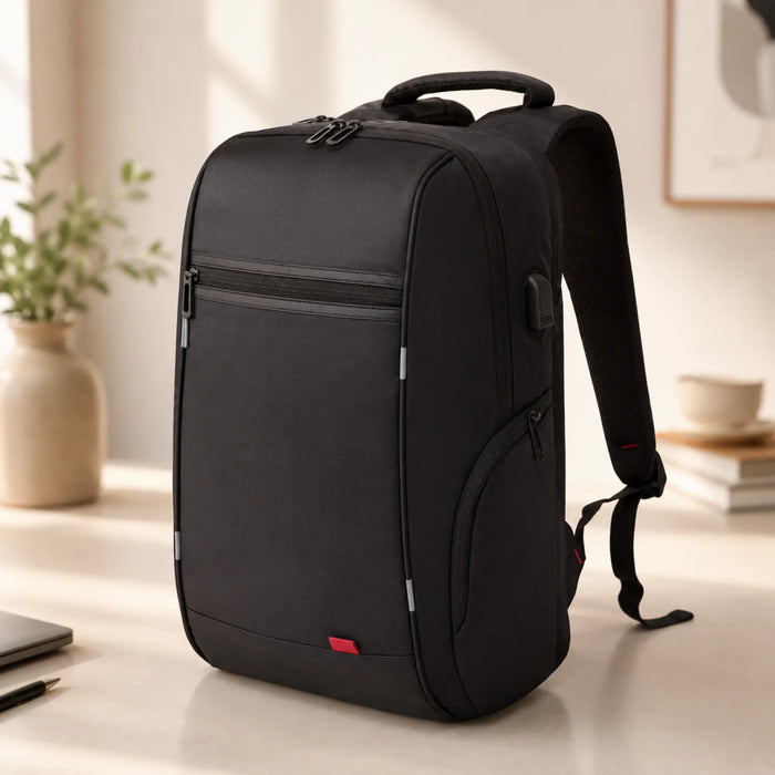 Onyx Water-Resistant Laptop Backpack with USB Charging Port