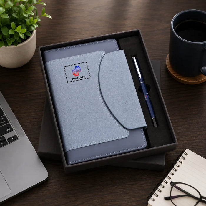 Frost Edge Pen & Diary Combo Gift Set