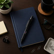 Black Matte Steel Click-Action Pen