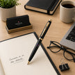 Sheaffer 300 Glossy Black Ballpoint Pen with Gold-Tone Trim