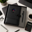 Wireless Power Bank Diary and Pen Gift Set