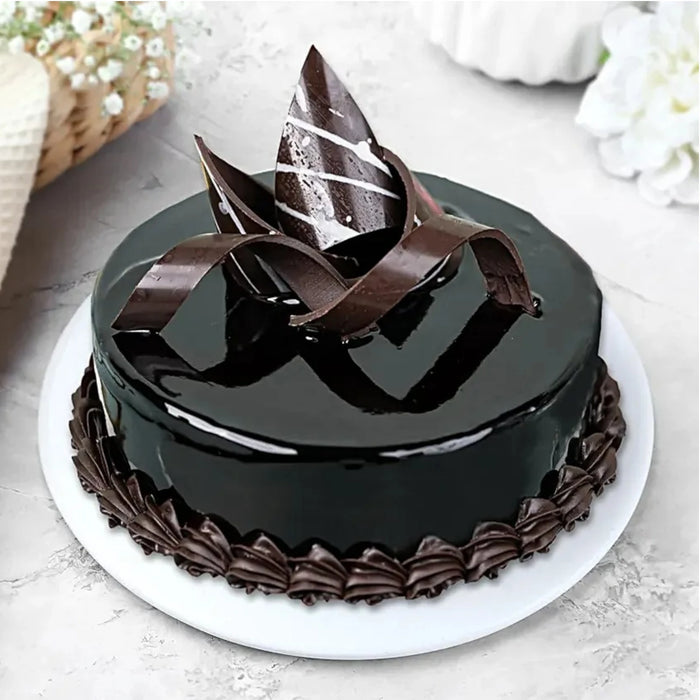 chocolate Truffle Cake 1kg top view