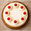 Cherry Crown Vanilla Cake
