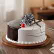 Choco Vanilla Cream Cake