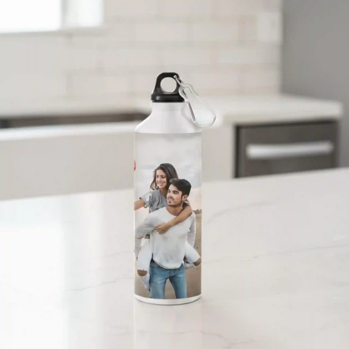 Custom Couple Water Bottle Gift