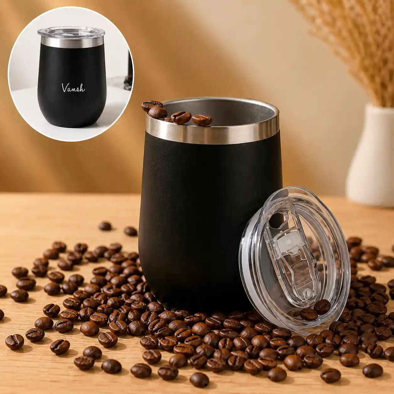 Custom Stainless Tumbler with Personalized Engraving