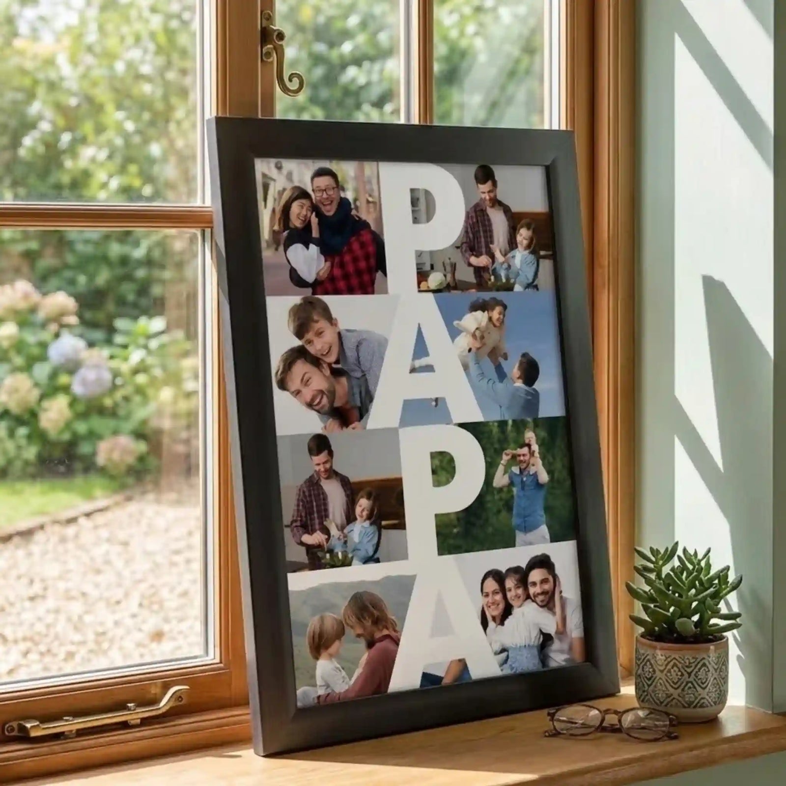 Customized Papa A4 Wall Poster Frame thoughtful unique gift and customized papa poster frame