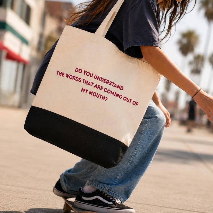 Did I Stutter? Premium Printed Tote Bag