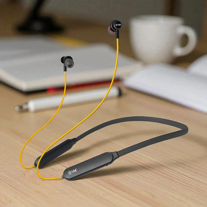neckband kept on table EnSport wireless neckband headphones secure custom active audio gear and personalized gifts for him