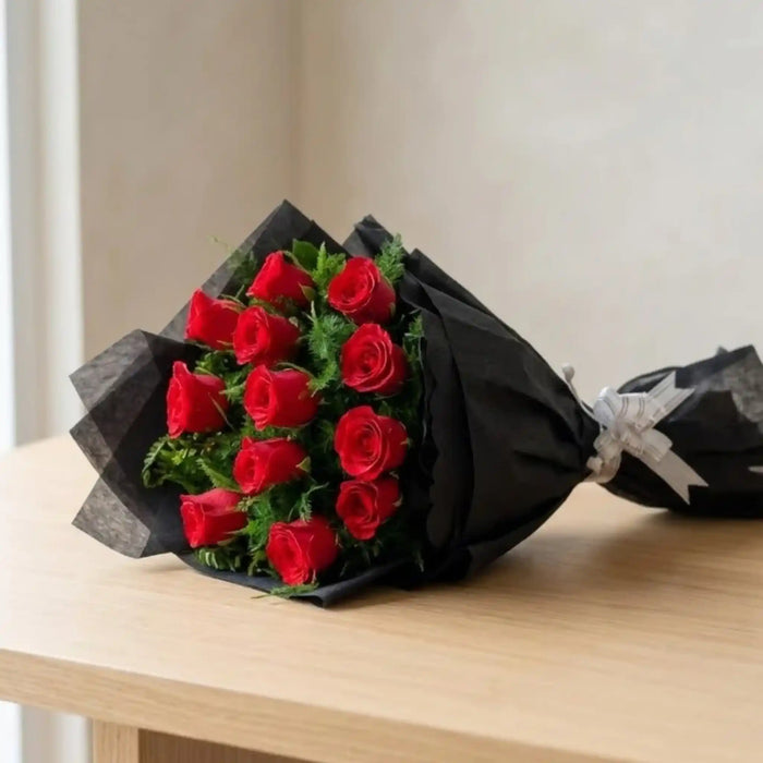 Enchanting Love Red Roses Bouquet