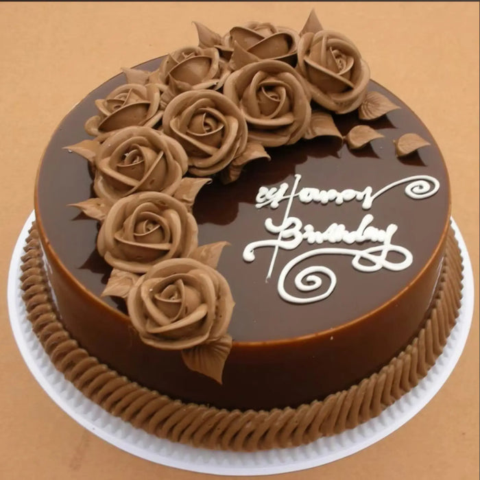 Chocolate roses cake