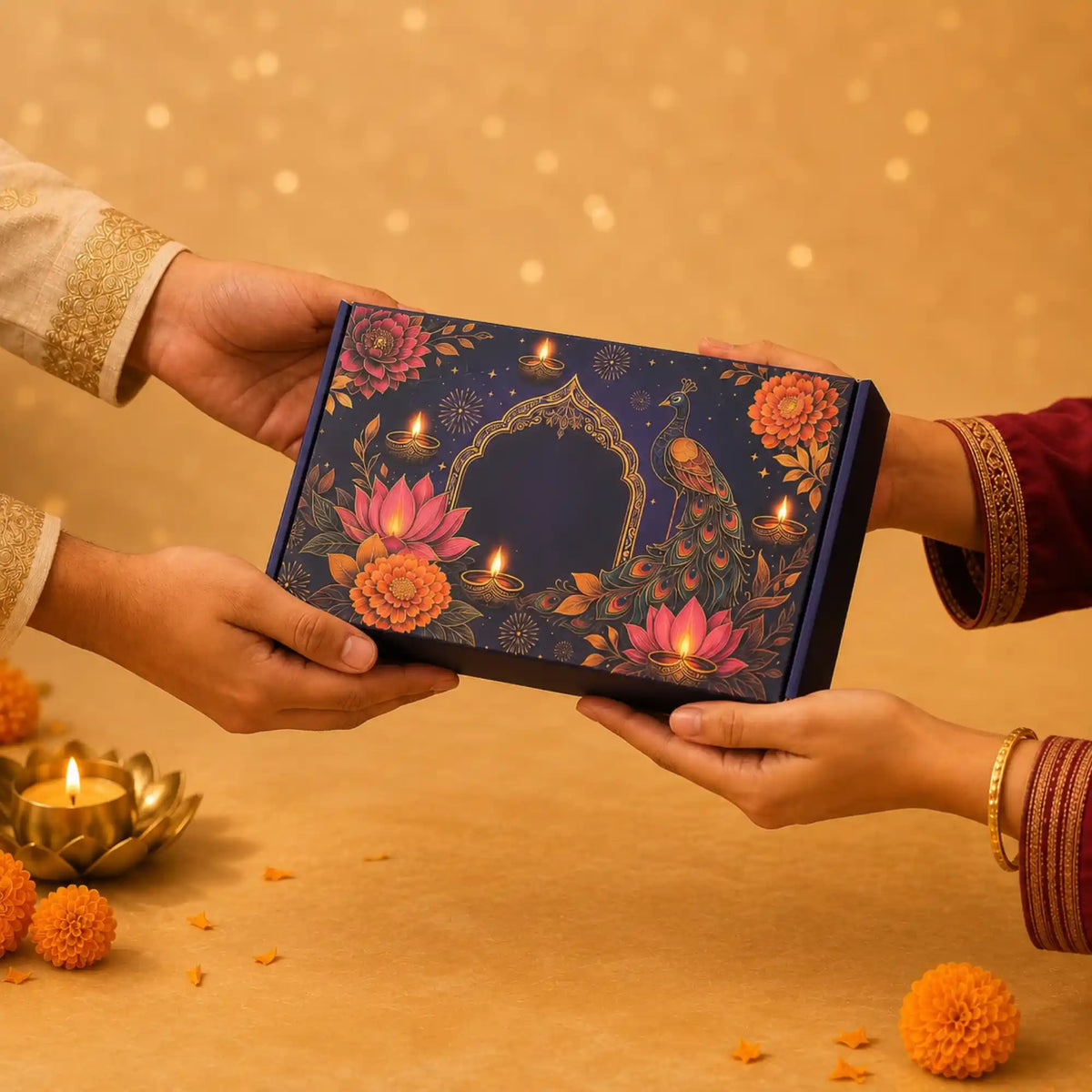 Festive Aura Box – Premium Diwali Gourmet Gift Hamper