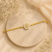 Flora Kundan Rakhi Set of 2