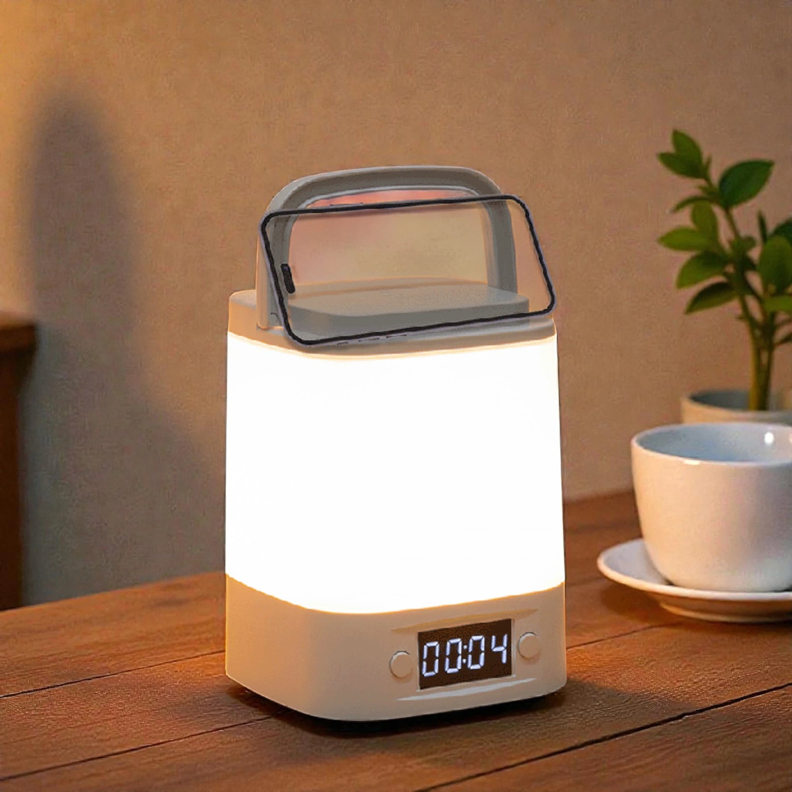 Gleam Desk Lamp with Clock & Remote - Smart Lighting Solution