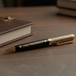 Gold And Black Personalized Name Pen