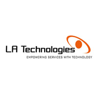 LA Technologies logo with tagline on a white background