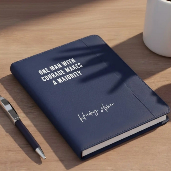 Lead with Courage diary premium customized notebook for professionals and custom leadership journals