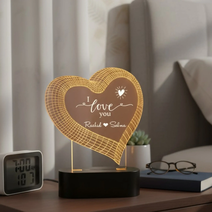 Love Personalized LED Lamp