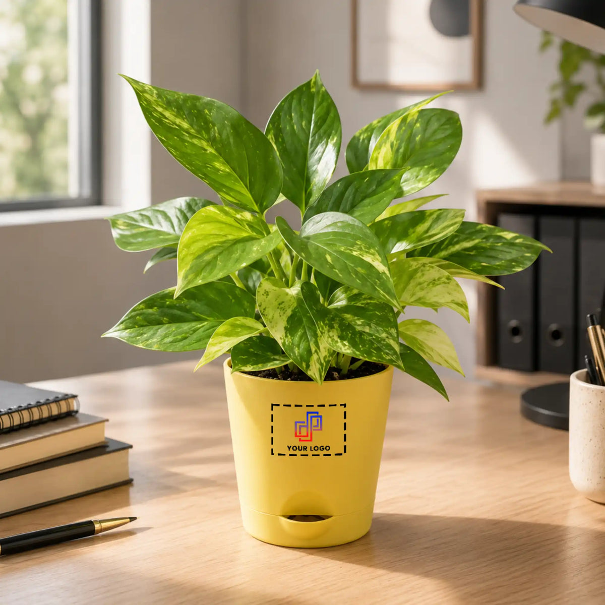 Money Plant with Customised Pot