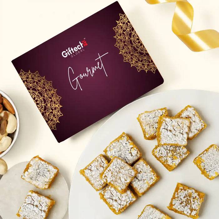 Moong Dal Barfi (Desi Ghee)