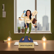 Multitasker Caricature