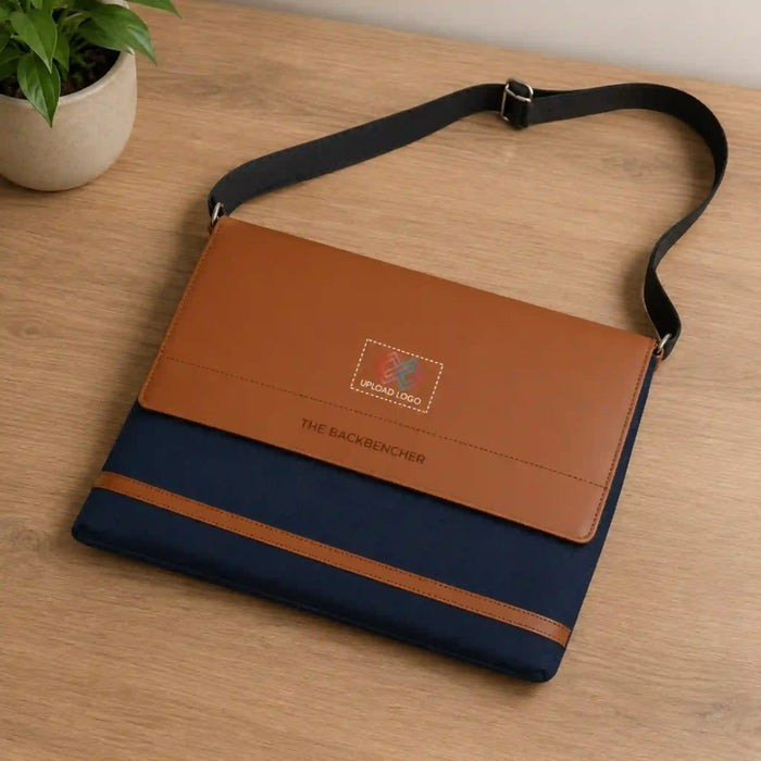 Outback Canvas Leatherite Messenger Bag