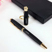 Premium Personalized Brown Pen & Keychain Set