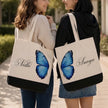 Personalized Butterfly Wings Tote Bag