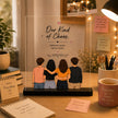 Personalized Friendship Acrylic Plaque with Custom Illustration