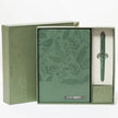 Premium Coral Personalized Notebook and Pen Set