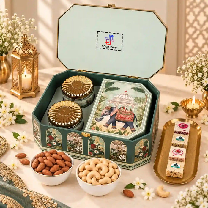 Majestic Festive Dry Fruit & Mithai Hamper