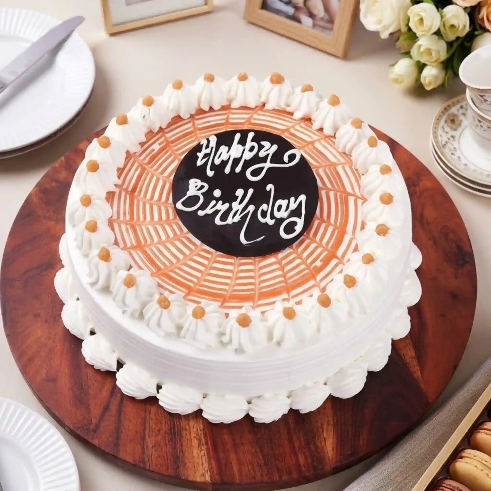 Rich Butterscotch Birthday Cake