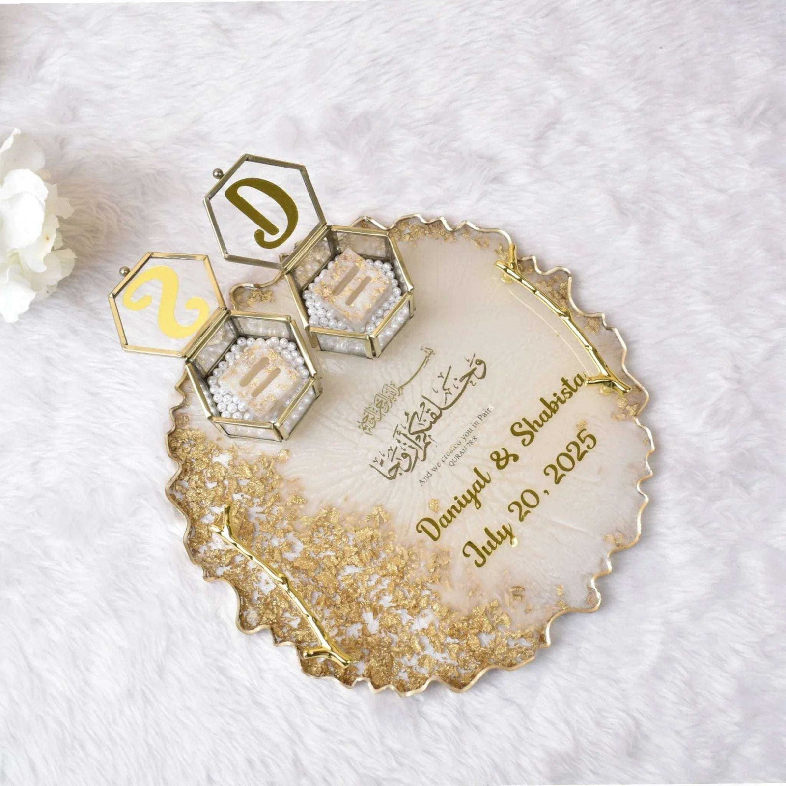 Eternal Love Engagement Ring Platter