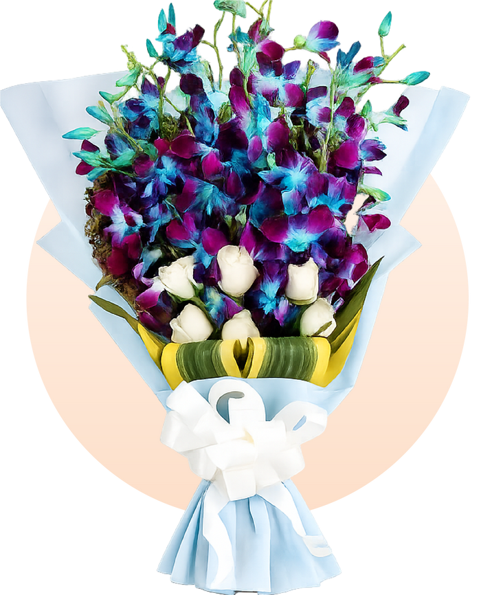 Lovely Asiatic Lilies Bunch