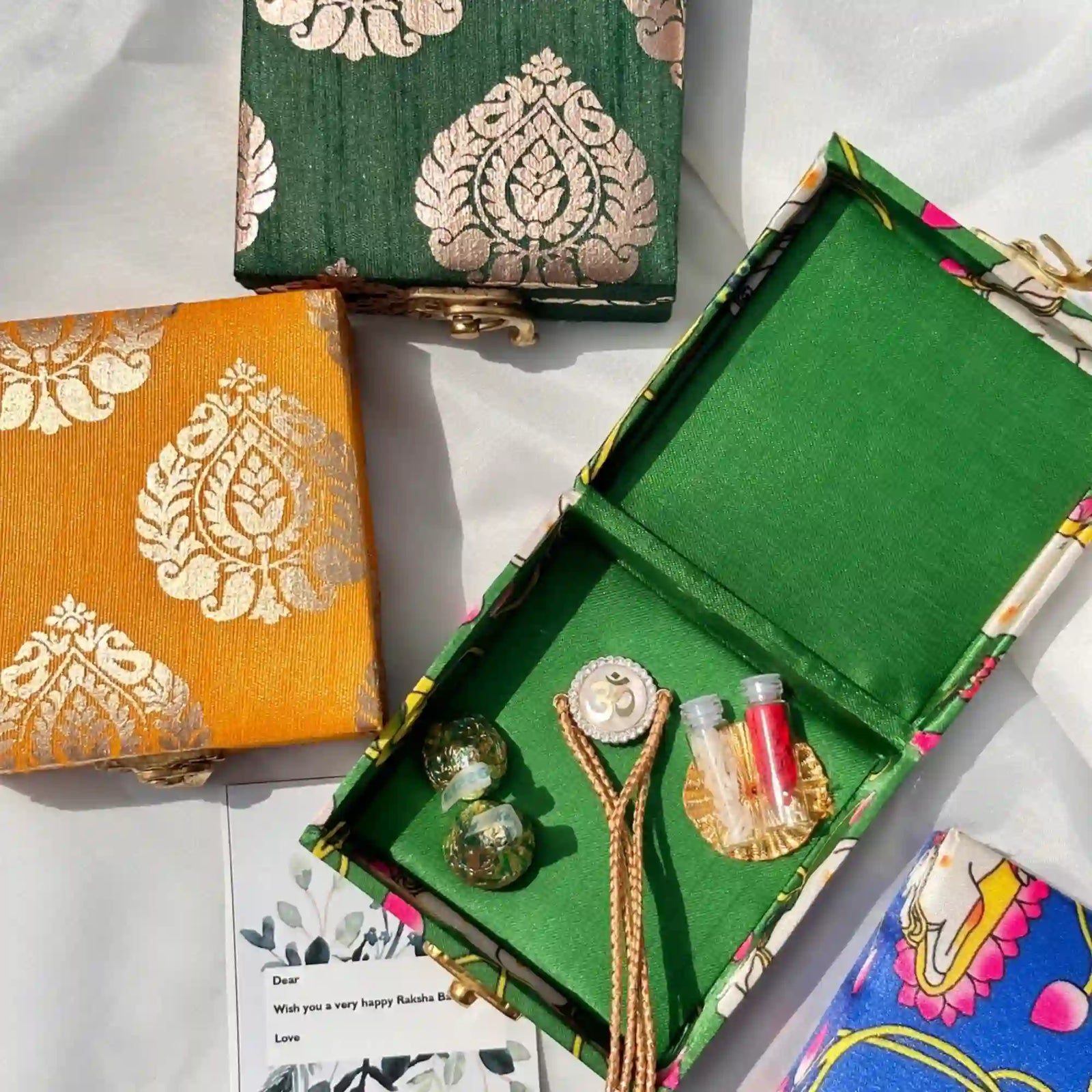 Square Box Rakhi Hamper